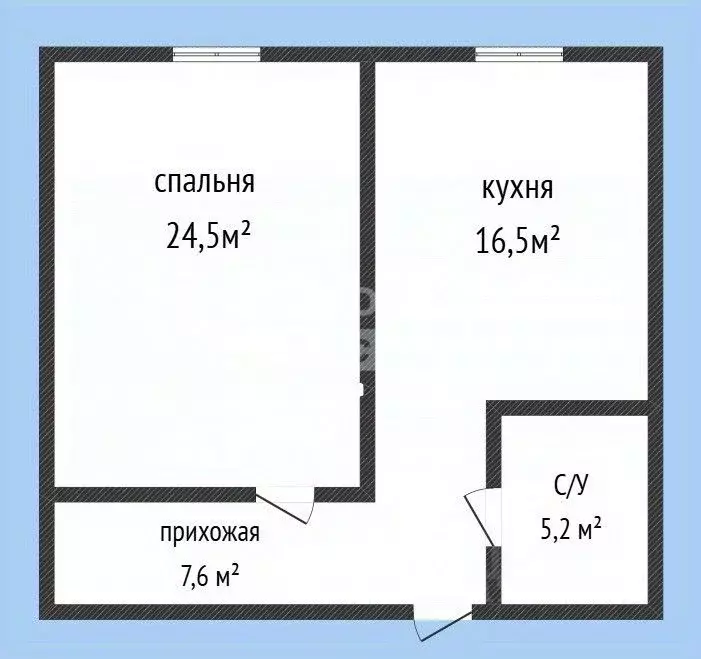 1-к кв. Дагестан, Махачкала ул. Эльзы Ибрагимовой, 5к10 (54.0 м) - Фото 1