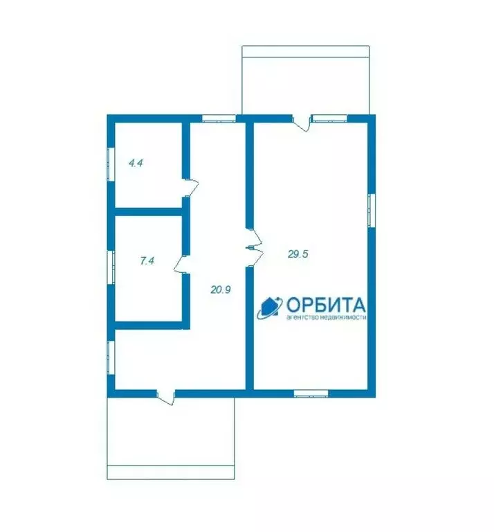 Дом в село Ембаево, улица Тимура Мухутдинова (131.9 м) - Фото 1