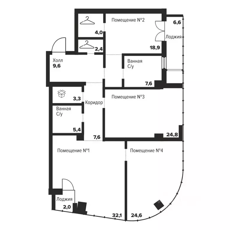 3-к кв. Челябинская область, Челябинск ул. Труда, 157А (140.3 м) - Фото 1