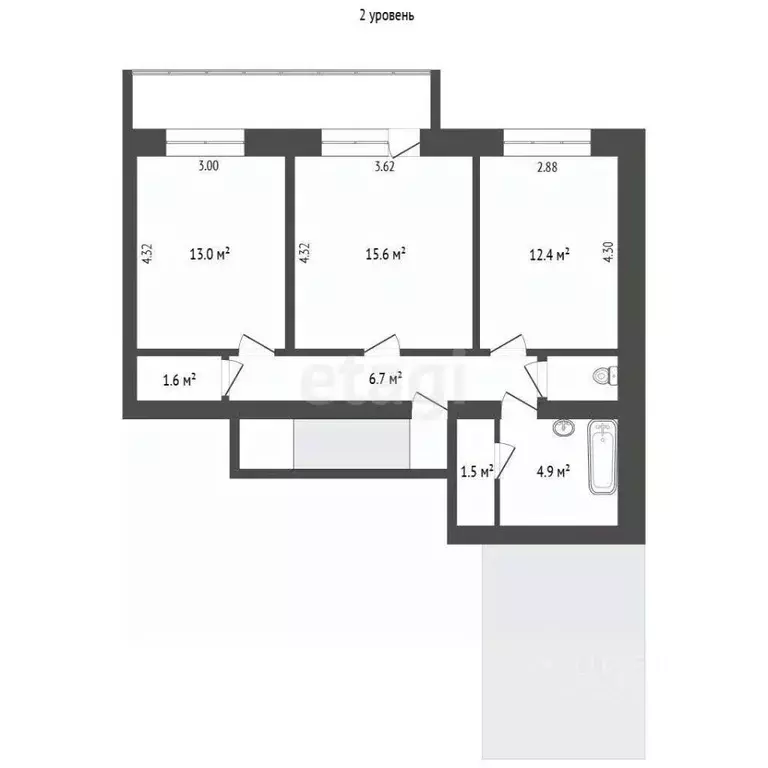 4-к кв. Калужская область, Калуга ул. Фридриха Энгельса, 147 (131.3 м) - Фото 1