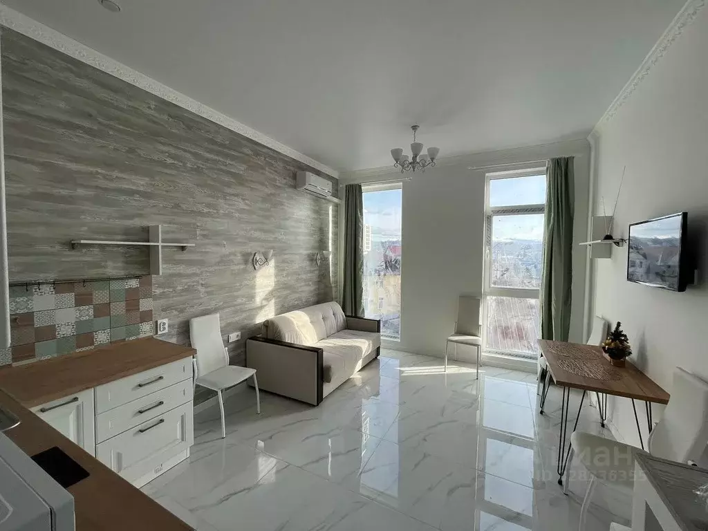 Студия Краснодарский край, Сочи Пятигорская ул., 72А (30.0 м) - Фото 1