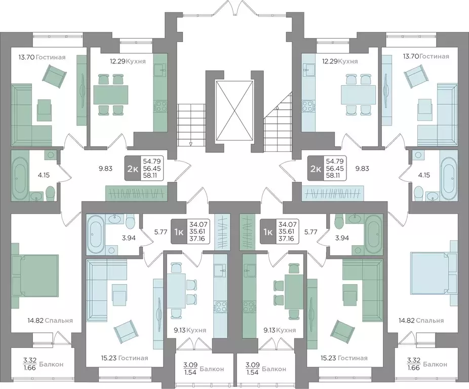 2-к кв. Калининградская область, Калининград Новгородская ул., 3Ак4 ... - Фото 2