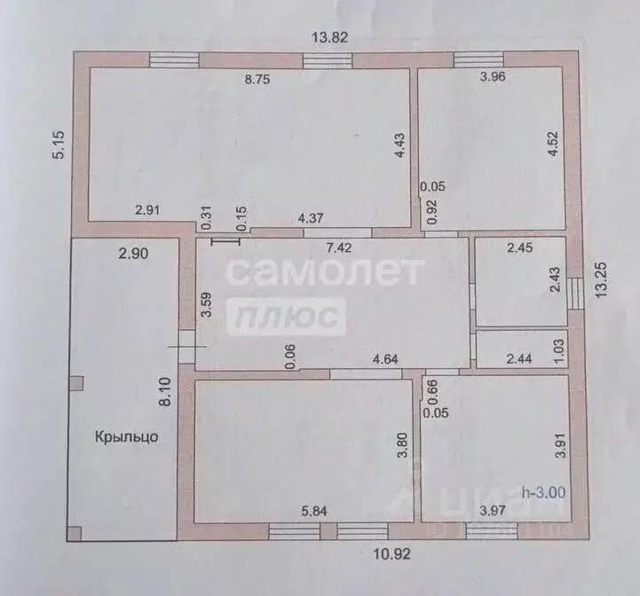 Дом в Липецкая область, Добровский муниципальный округ, с. Кореневщино ... - Фото 2