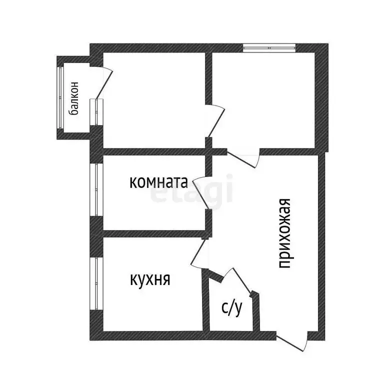 3-комнатная квартира: Кыштым, улица Карла Либкнехта, 115 (50.6 м) - Фото 1