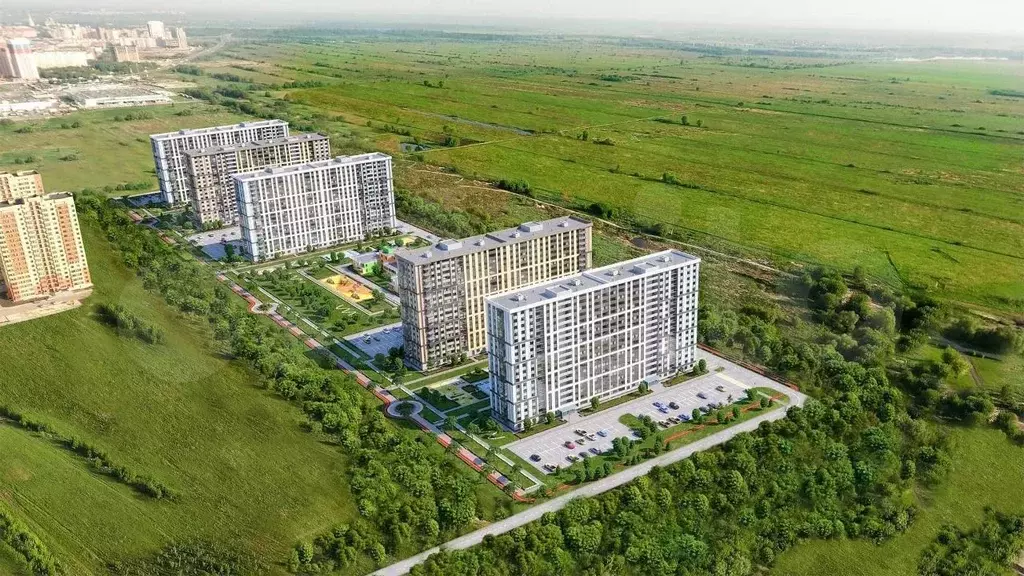 1-к. квартира, 38,6 м, 18/18 эт. - Фото 1