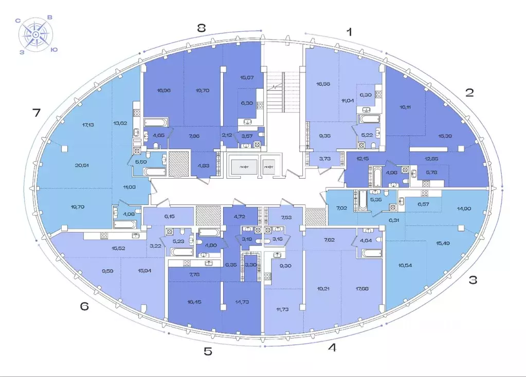 3-к кв. Иркутская область, Иркутск Октябрьский округ, Звезды жилой ... - Фото 2