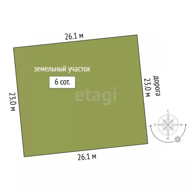 Участок в Ростовская область, Азовский район, Елизаветинское с/пос, ... - Фото 1