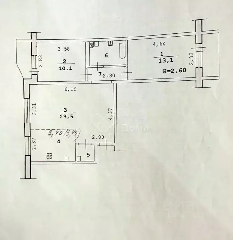 3-к кв. Волгоградская область, Волгоград бул. 30-летия Победы, 64 ... - Фото 2