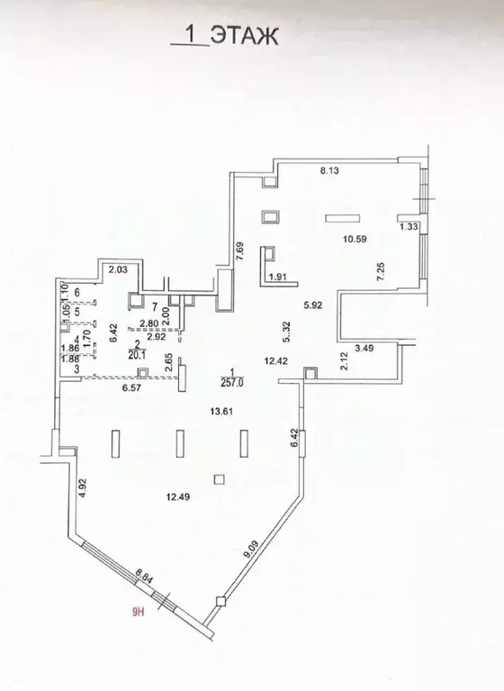 Помещение свободного назначения в Москва Каширский проезд, 25к2 (291 ... - Фото 2