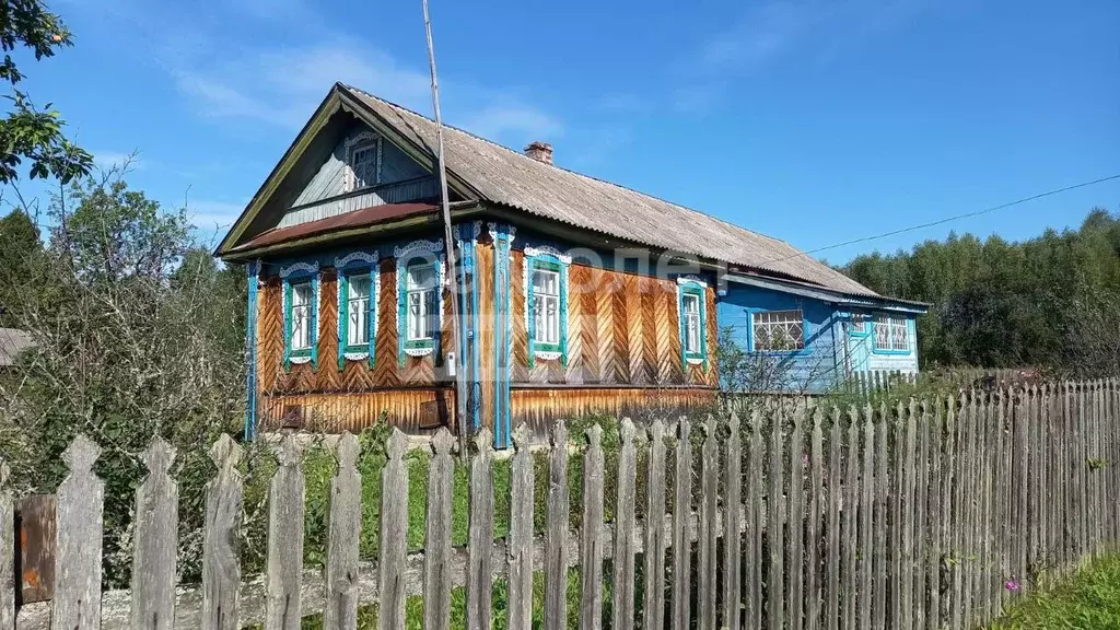 Дом в Костромская область, Островский муниципальный округ, д. Полоски ... - Фото 0