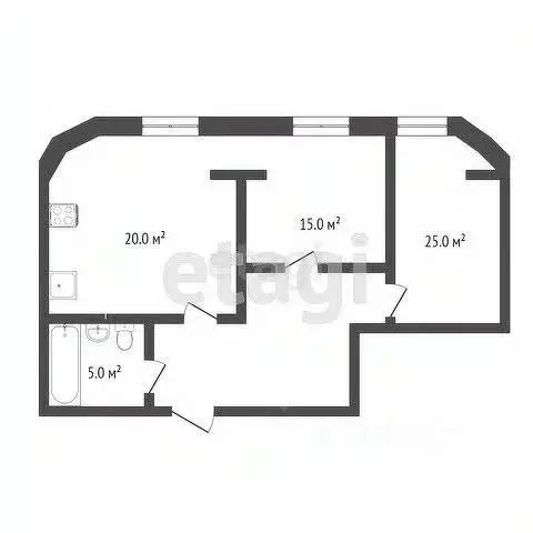 2-к кв. Дагестан, Махачкала туп. 2-й Сергокалинский, 6к2 (82.0 м) - Фото 1
