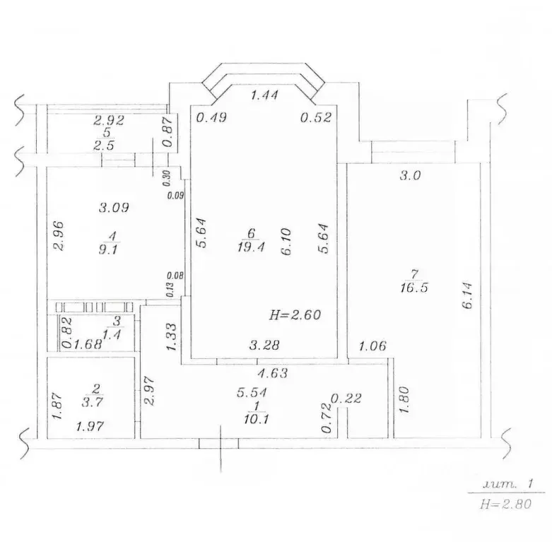 2-к кв. Краснодарский край, Анапа ул. Крылова, 13к1 (60.2 м) - Фото 2