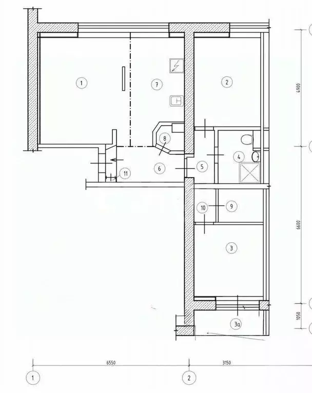 3-к кв. Москва Большая Пионерская ул., 28 (65.8 м) - Фото 1