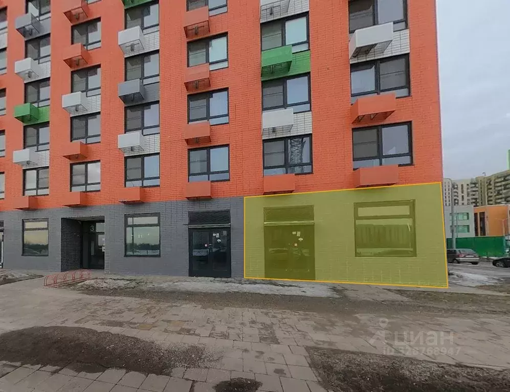 Помещение свободного назначения в Москва ул. Вертолетчиков, 2к2 (84 м) - Фото 2