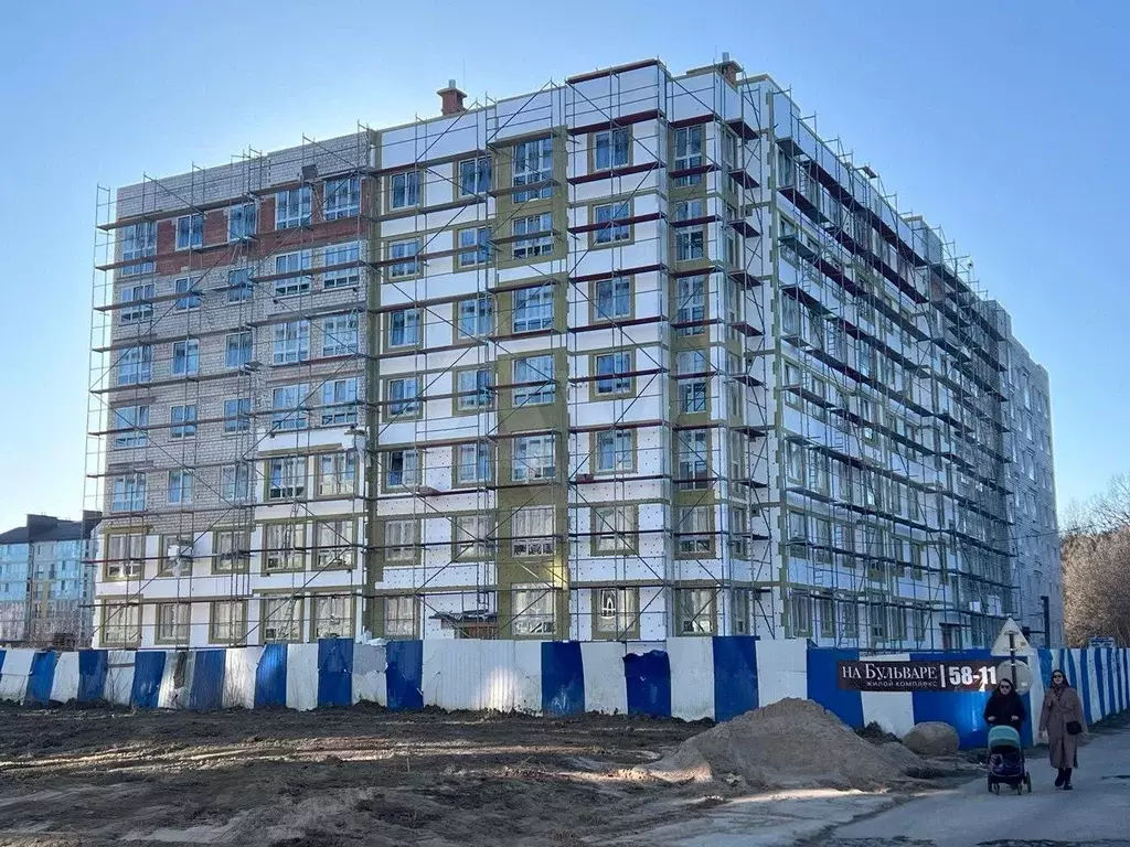 1-к. квартира, 36,1 м, 2/7 эт. - Фото 1