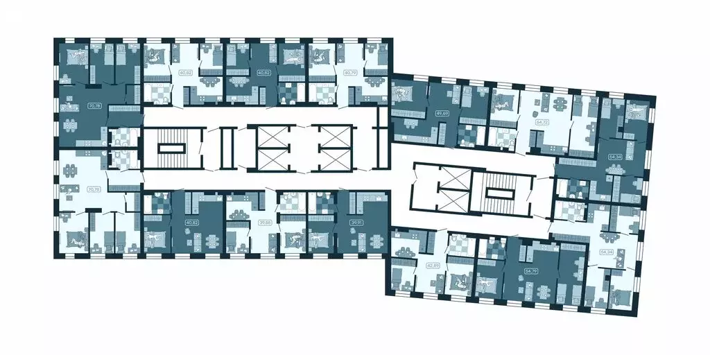 2-комнатная квартира: Владивосток, улица Борисенко, 100Кс1 (39.91 м) - Фото 2
