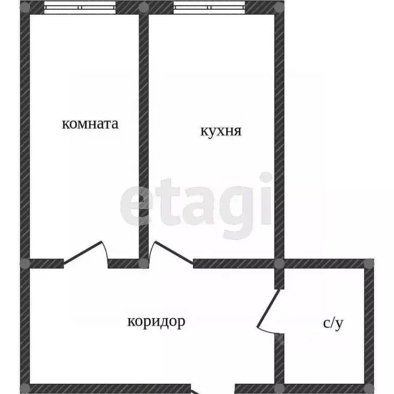 1-к кв. Воронежская область, Семилуки ул. 25 лет Октября, 140/4 (38.2 ... - Фото 2