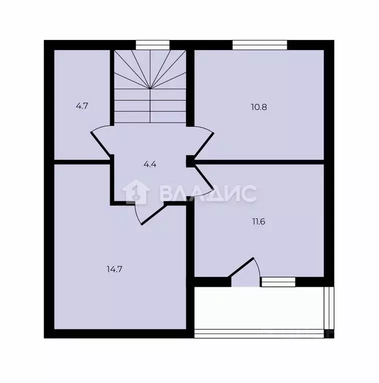Дом в Владимирская область, Радужный 7/2 Благодар кв-л, 6А (104 м) - Фото 2