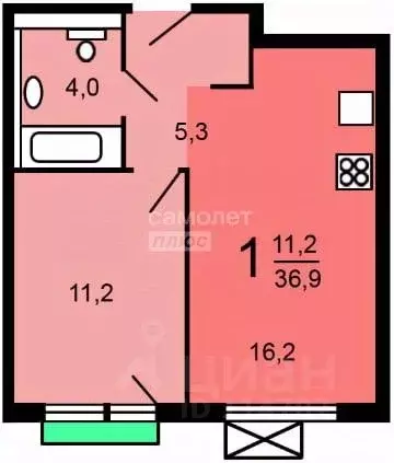 1-к кв. Московская область, Химки просп. Мельникова, 33 (39.9 м) - Фото 1