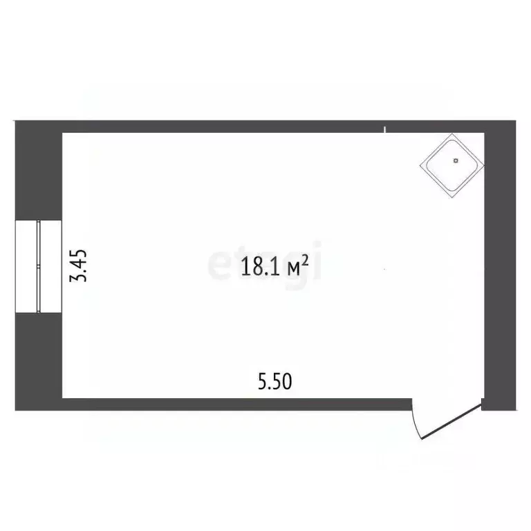 Комната Хабаровский край, Комсомольск-на-Амуре ул. Орехова, 67 (19.0 ... - Фото 2
