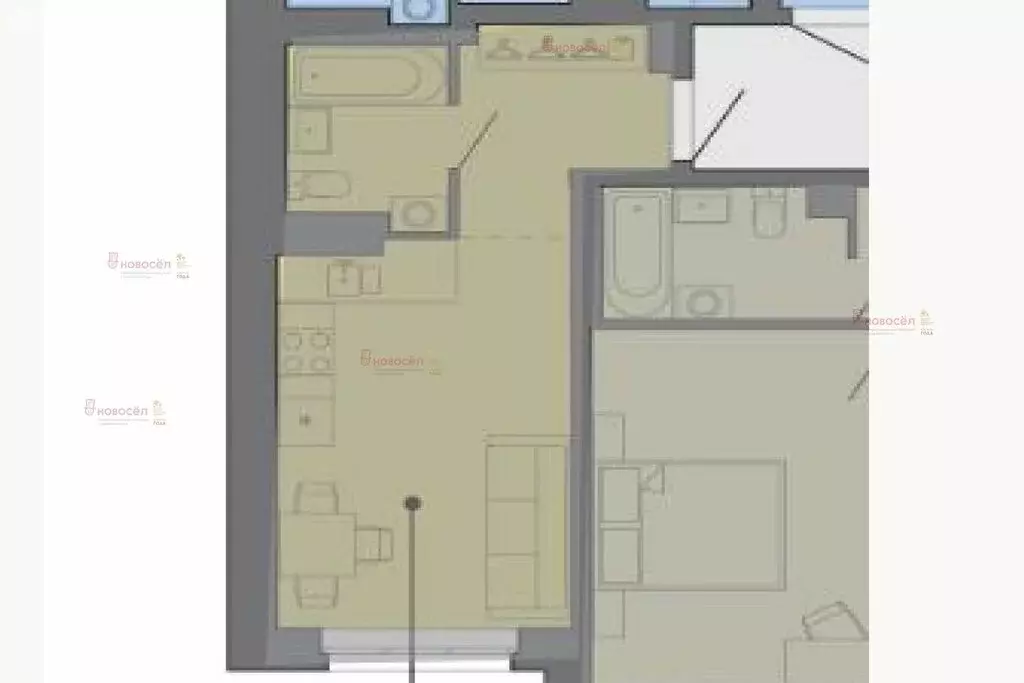 Квартира-студия: Екатеринбург, улица Щербакова, 148 (23 м) - Фото 0