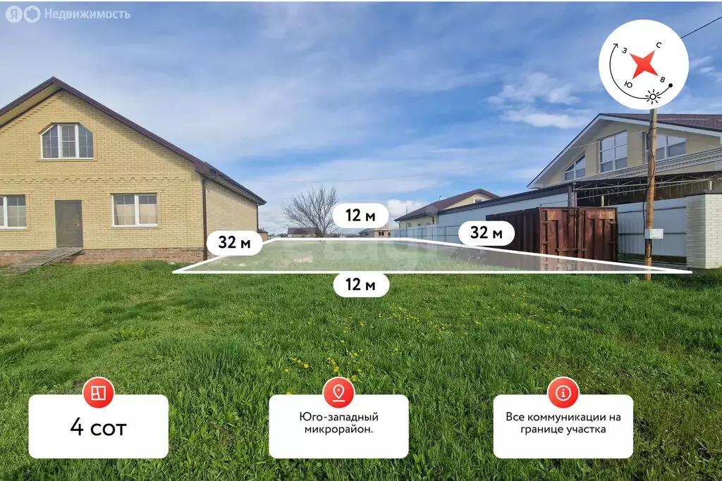 Участок в Славянск-на-Кубани, Больничная улица (4 м) - Фото 1