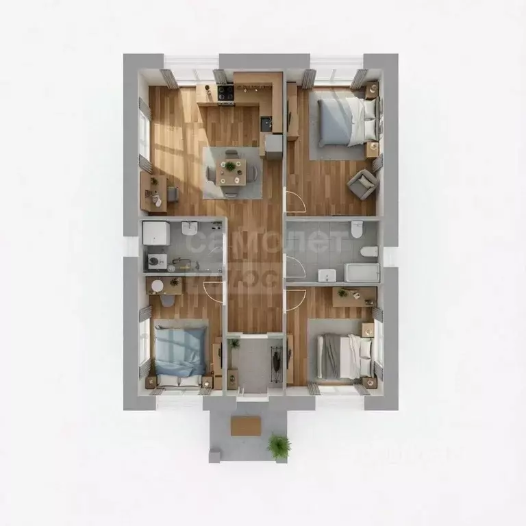 Дом в Оренбургская область, с. Илек ул. Есенина, 5 (85 м) - Фото 2