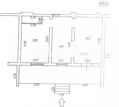 Помещение свободного назначения 53,2 м - Фото 0