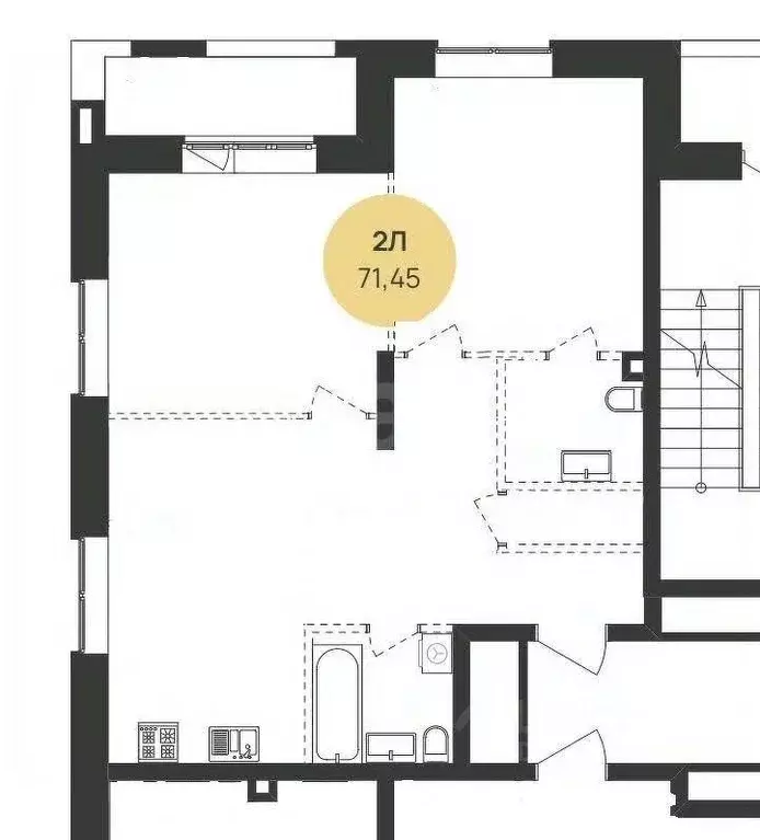 3-к кв. Татарстан, Казань Краснококшайская ул., 60 (69.3 м) - Фото 1