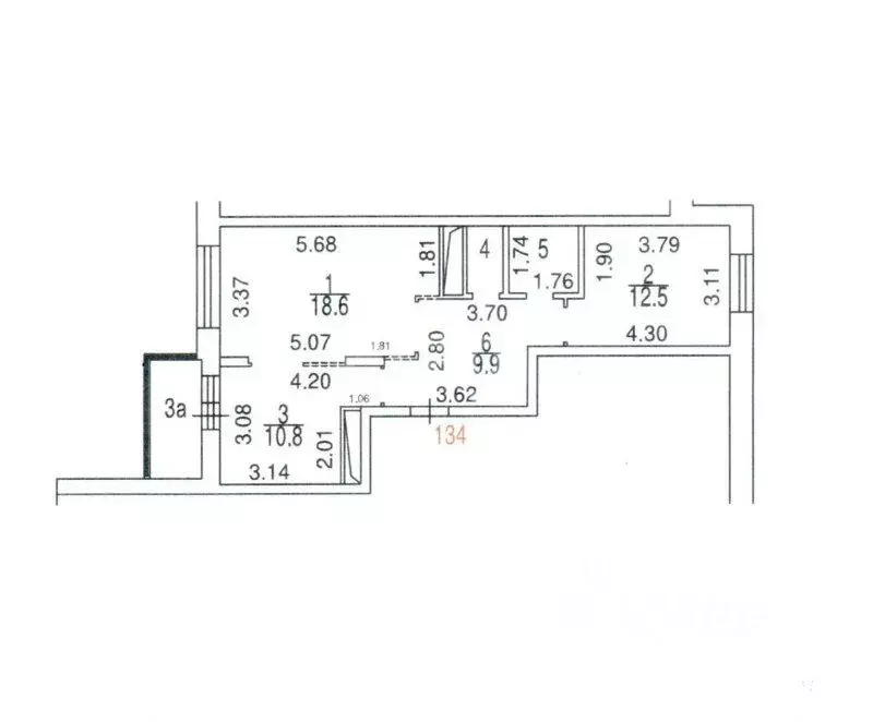2-к кв. Москва 6-я Радиальная ул., 7/6к3 (56.5 м) - Фото 1
