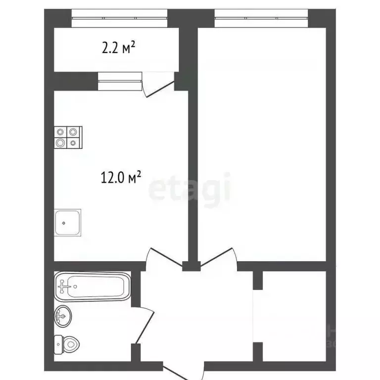 1-к кв. Мордовия, Саранск ул. Анны Лусс, 7А (44.4 м) - Фото 2