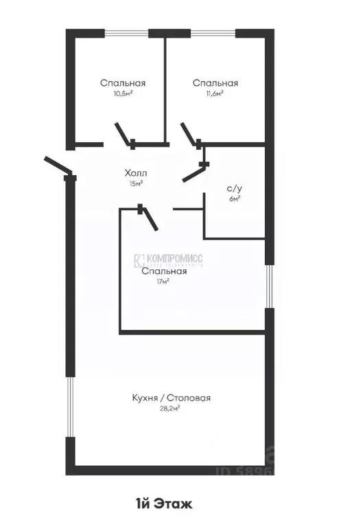 Дом в Адыгея, Тахтамукайский район, Старобжегокай аул ул. Нахимова (90 ... - Фото 2