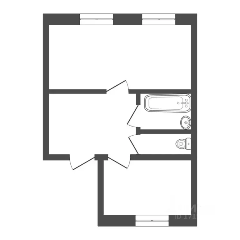 2-к кв. Тюменская область, Тюмень Новгородская ул., 14 (67.0 м) - Фото 2