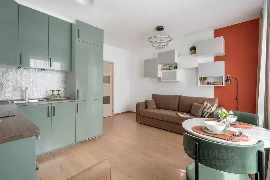 Студия Санкт-Петербург Комендантский просп., 69 (28.0 м) - Фото 2