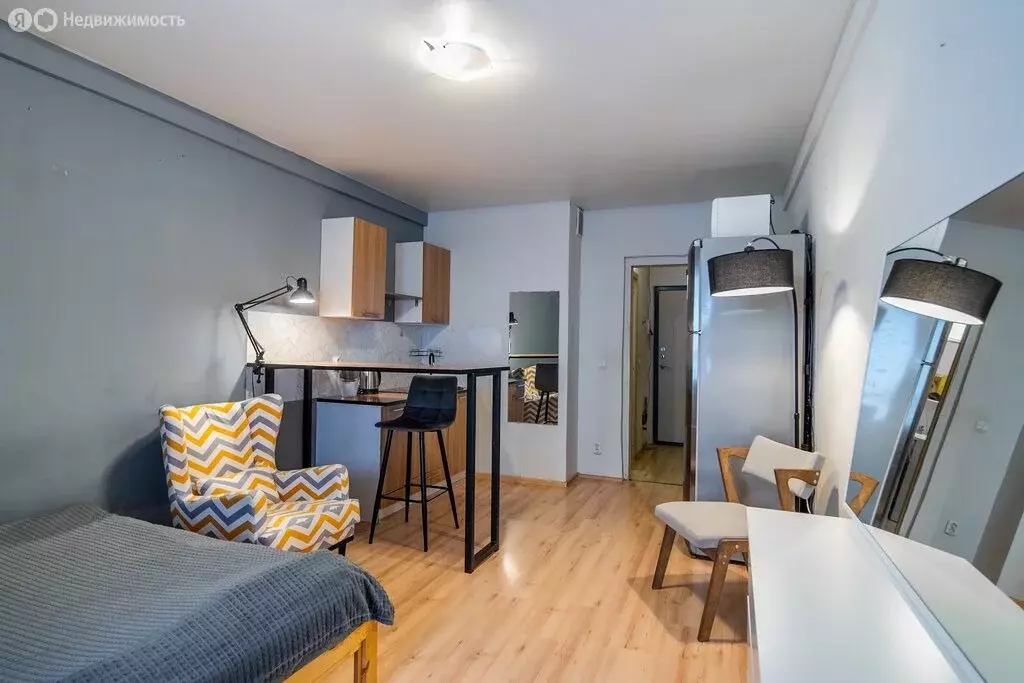 Квартира-студия: Санкт-Петербург, улица Вадима Шефнера, 12к1 (24.4 м) - Фото 1