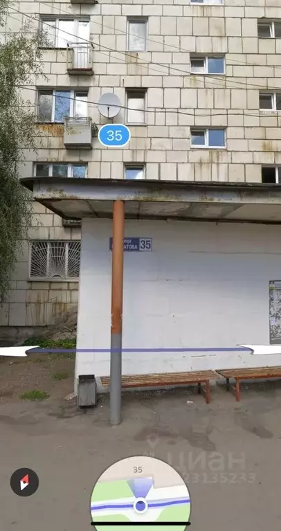 1-к кв. Пермский край, Пермь ул. Солдатова, 35 (21.2 м) - Фото 2