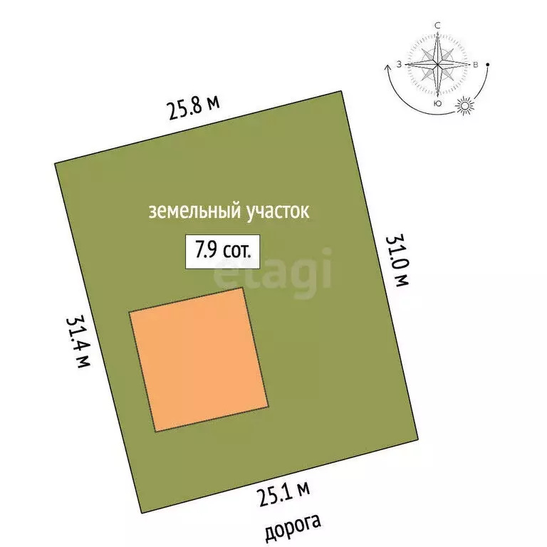 Дом в Бирск, Российская улица (50.1 м) - Фото 0