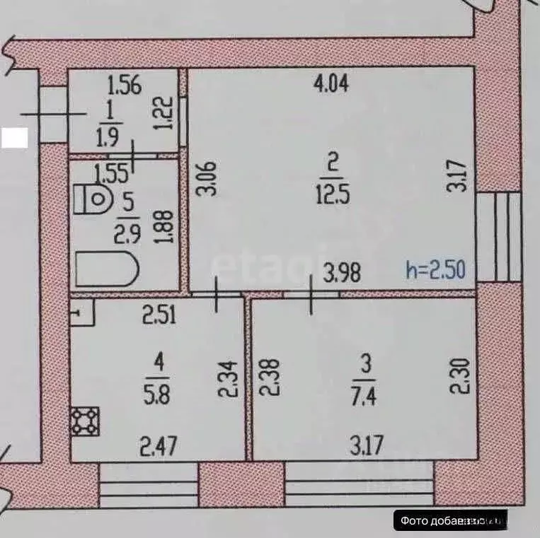 2-к кв. Алтайский край, Барнаул ул. Антона Петрова, 136 (30.0 м) - Фото 2