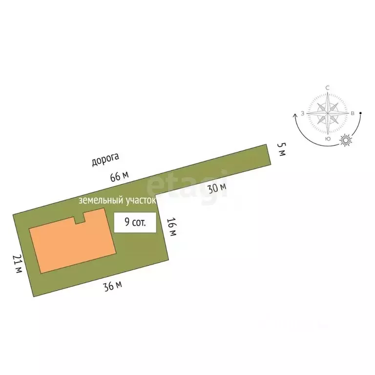 Дом в Ростовская область, Неклиновский район, с. Новобессергеневка ул. ... - Фото 2
