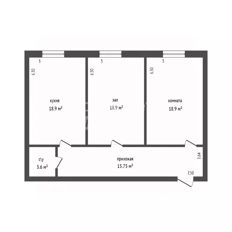2-к кв. Дагестан, Дербент просп. Агасиева, 18Ж (80.0 м) - Фото 2