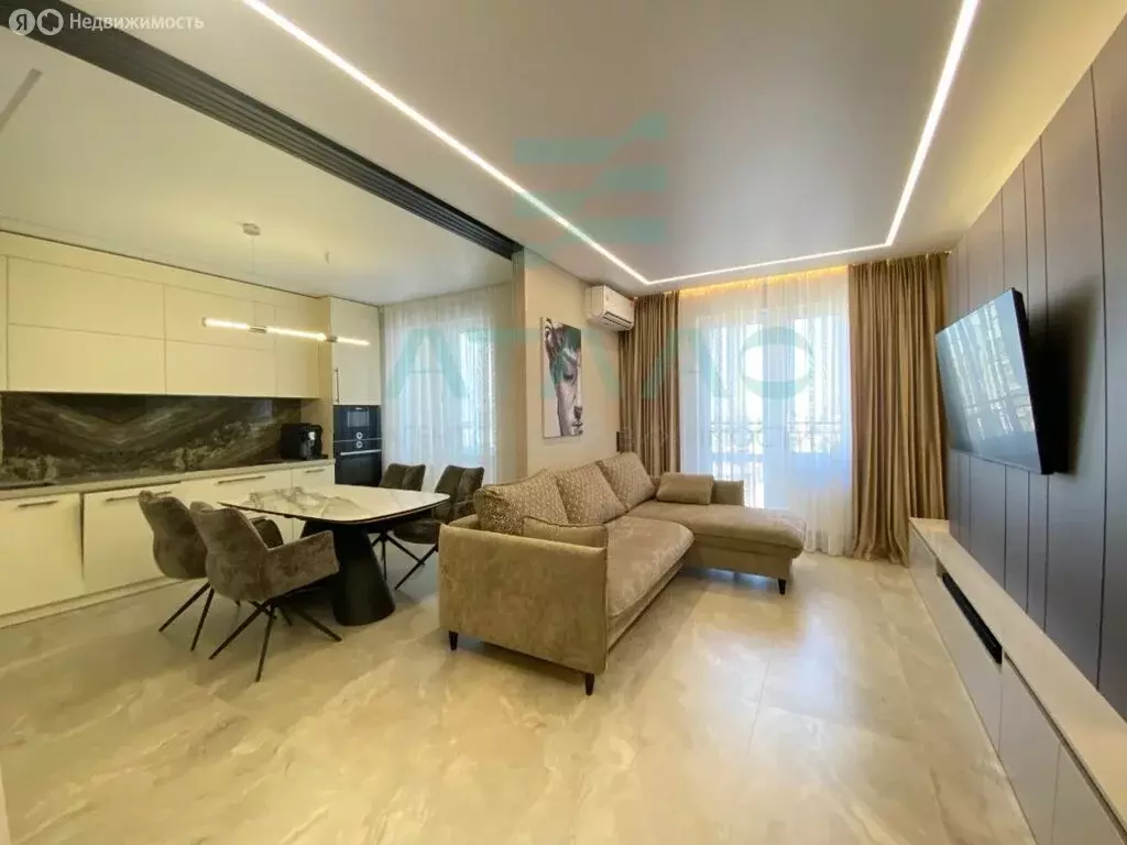 3-комнатная квартира: Мирное, улица Славы, 50к1 (90.6 м) - Фото 1