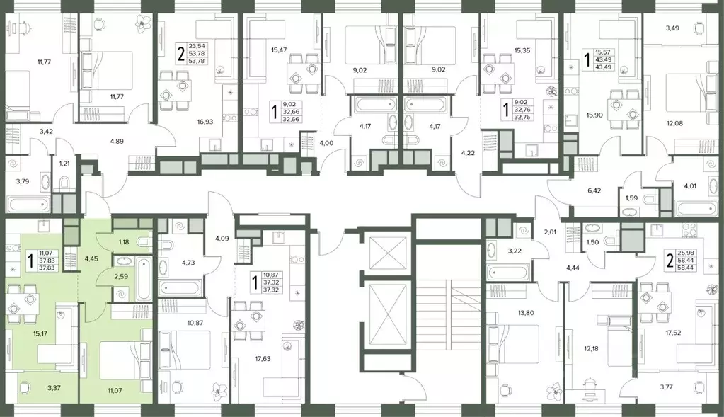 2-к кв. Московская область, Серпухов  (37.83 м) - Фото 2