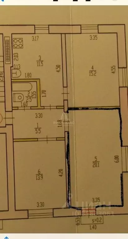 Комната Брянская область, Брянский район, пос. Мичуринский Выставочная ... - Фото 2