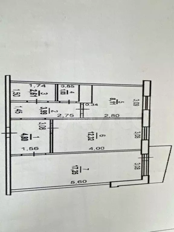 2-к. квартира, 50,1 м, 9/9 эт. - Фото 0