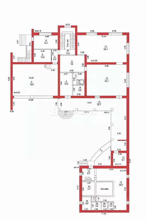 Дом, 842.8 м - Фото 1