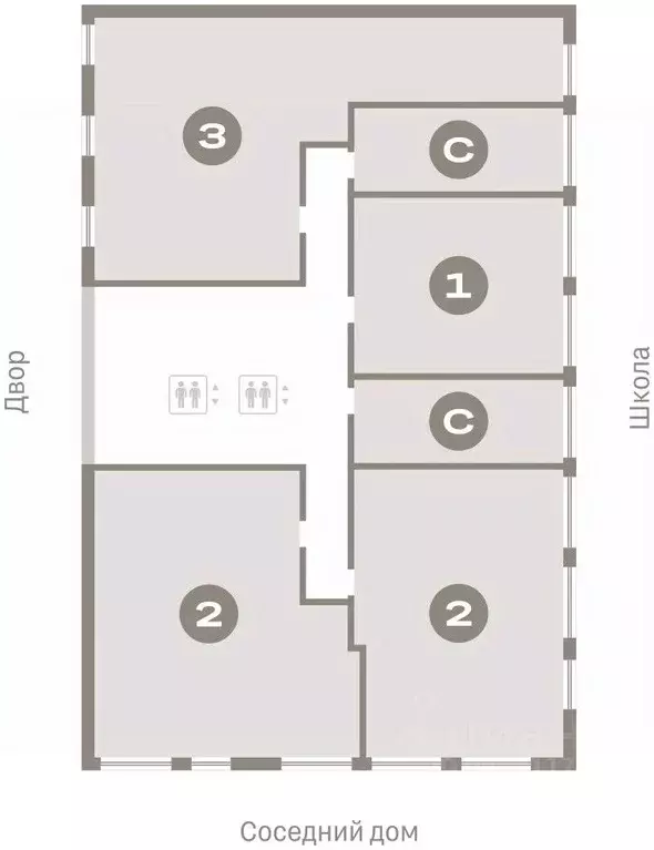 2-к кв. Новосибирская область, Новосибирск Европейский Берег мкр,  ... - Фото 1