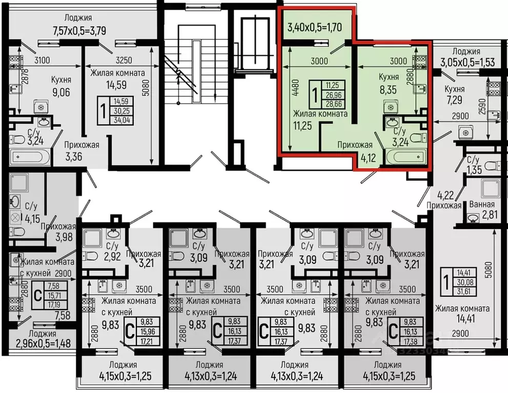 1-к кв. Краснодарский край, Туапсинский муниципальный округ, с. Небуг ... - Фото 2