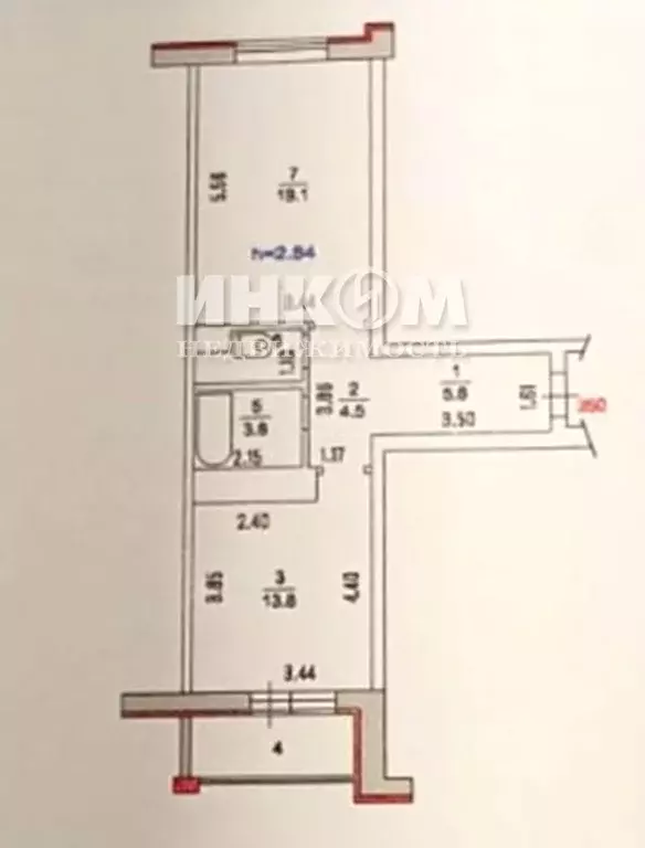 1-к кв. Московская область, Люберцы городской округ, Октябрьский пгт ... - Фото 2