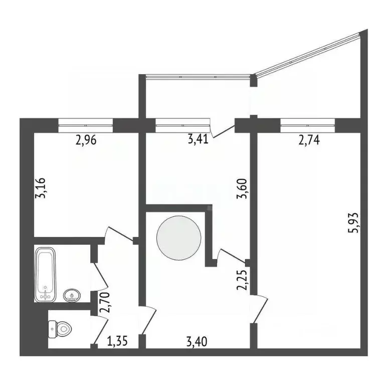 4-к кв. Амурская область, Благовещенск Театральная ул., 46 (95.0 м) - Фото 2