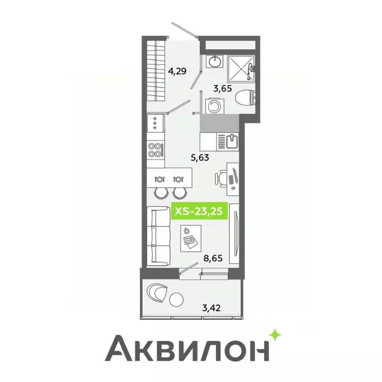 Студия Ленинградская область, Всеволожский район, Заневское городское ... - Фото 0